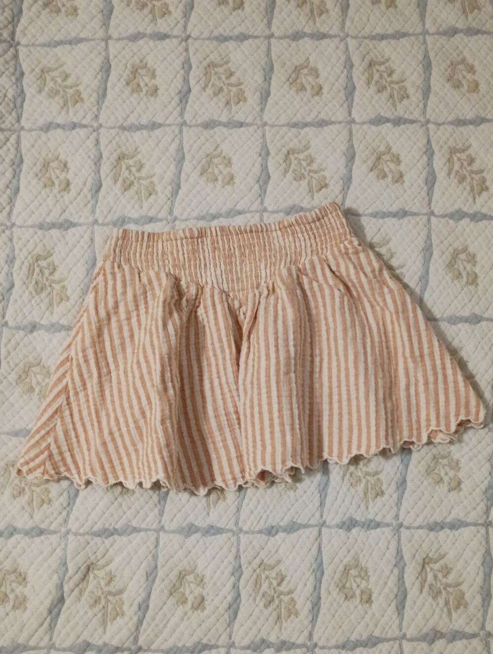 Rylee + Cru Striped Cotton Skirt 4/5Y NWOT